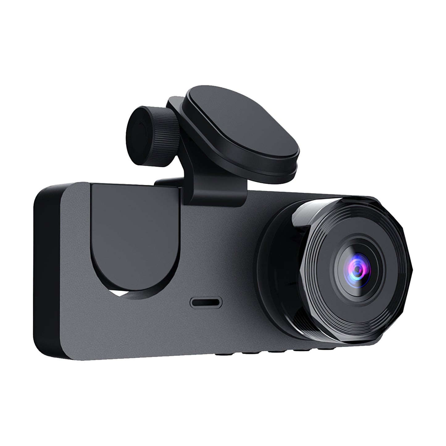 3 Channel Dash Cam Front Inside Rear Vehicle Driving Recorder Car DVR With 32G MMC Card.
